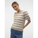 Vero Moda VERO MODA Dame Pullover VMDoffy Knit Moon Rock BIRCH