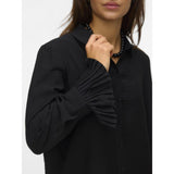 Vero Moda VERO MODA Dame Skjorte VMPlissi Shirt Black