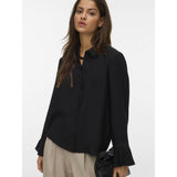 Vero Moda VERO MODA Dame Skjorte VMPlissi Shirt Black