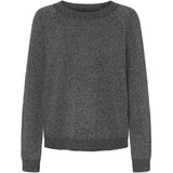 Vero Moda VERO MODA Dame Trøje VMDoffyshine Blouse Asphalt Silver Lurex