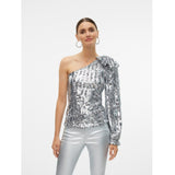 Vero Moda VERO MODA dame bluse VMEFI Blouse Silver Colour