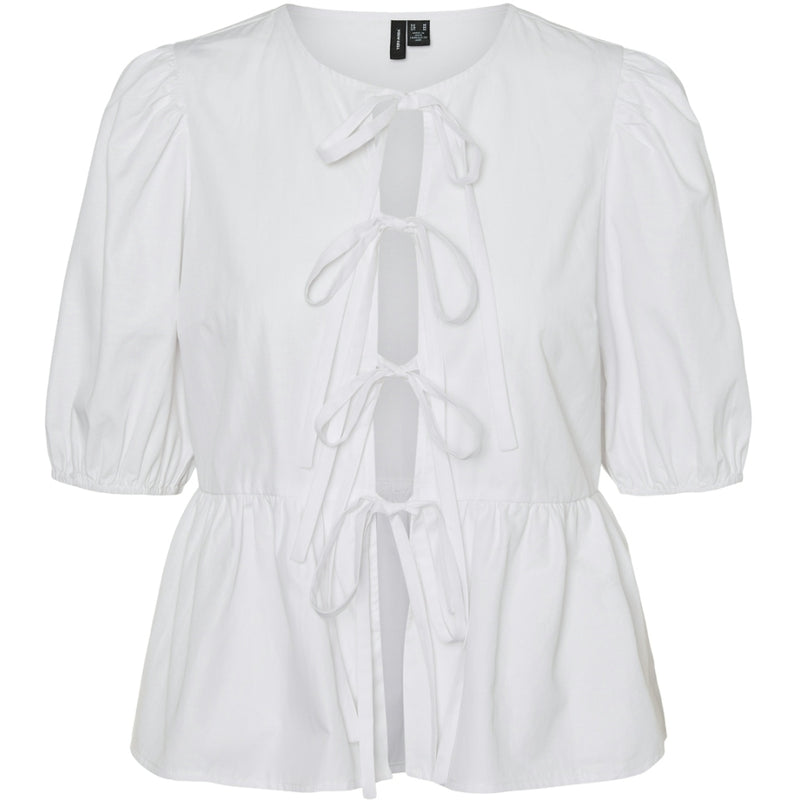 Vero Moda VERO MODA dame bluse VMELLY Blouse Bright White