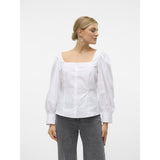 Vero Moda VERO MODA dame bluse VMFRIBA Blouse Snow white