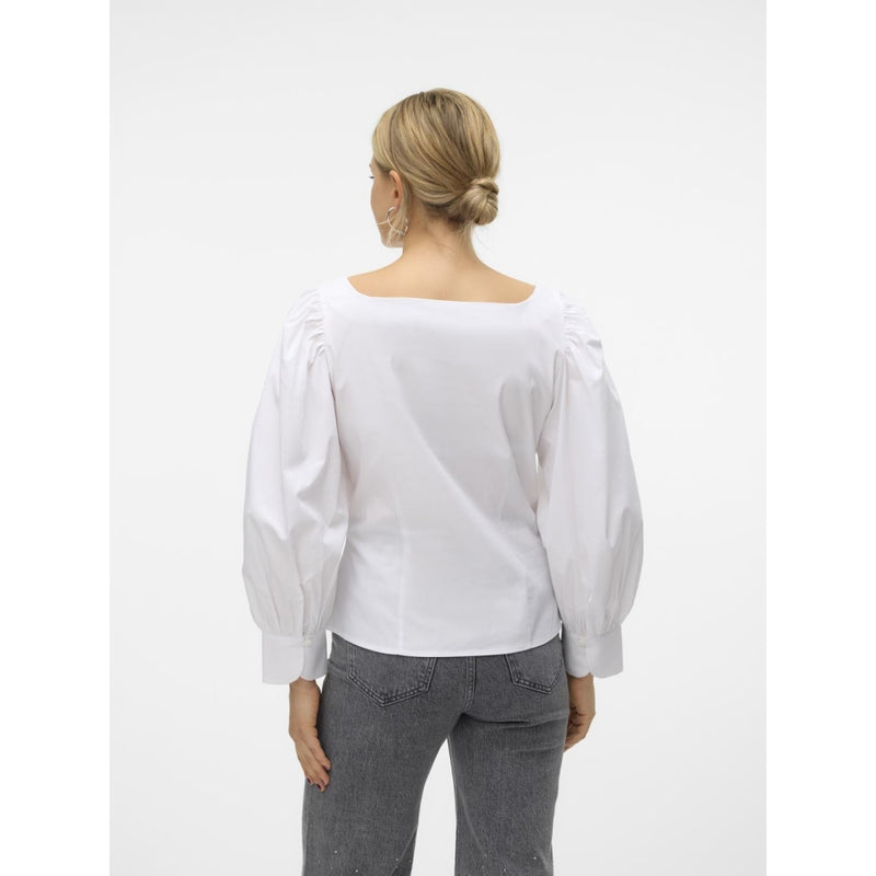 Vero Moda VERO MODA dame bluse VMFRIBA Blouse Snow white