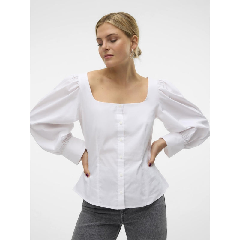 Vero Moda VERO MODA dame bluse VMFRIBA Blouse Snow white