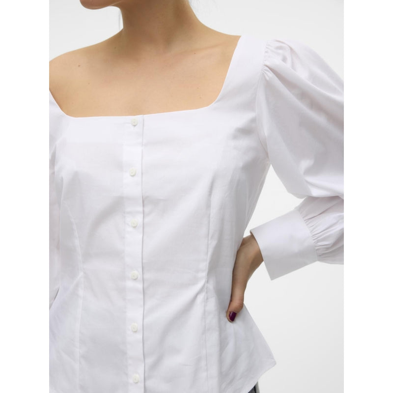 Vero Moda VERO MODA dame bluse VMFRIBA Blouse Snow white