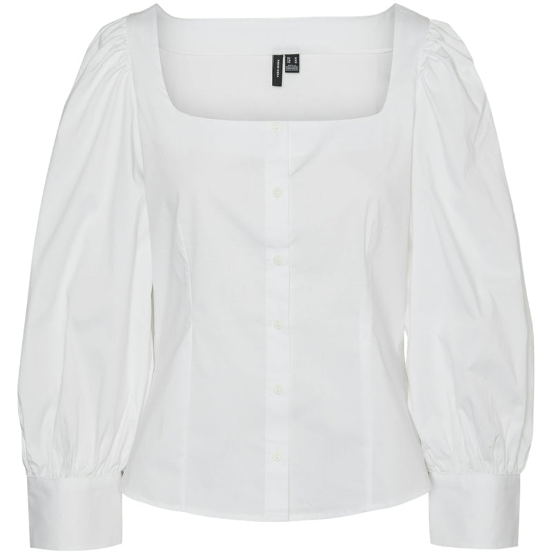 Vero Moda VERO MODA dame bluse VMFRIBA Blouse Snow white