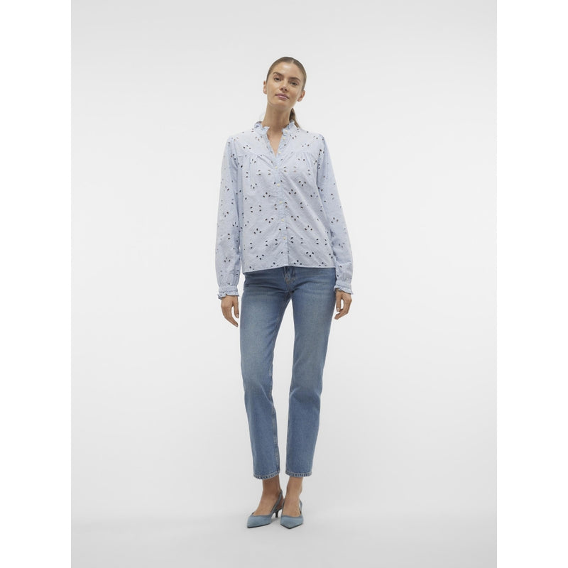 Vero Moda VERO MODA dame bluse VMIPENRI Blouse Skyway