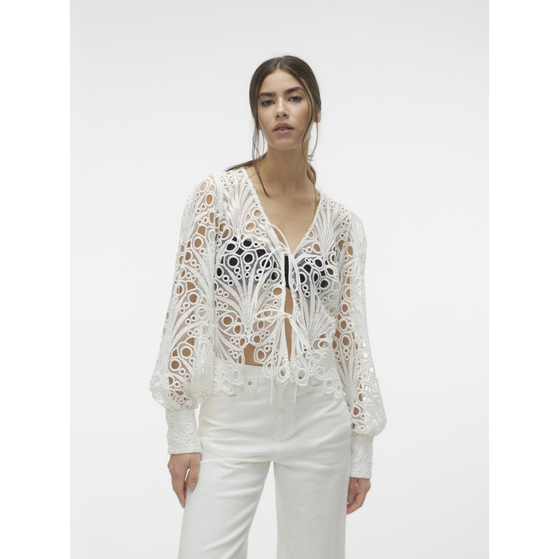 Vero Moda VERO MODA dame bluse VMNIKKI Blouse Snow white