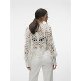 Vero Moda VERO MODA dame bluse VMNIKKI Blouse Snow white