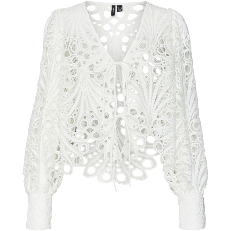 Vero Moda VERO MODA dame bluse VMNIKKI Blouse Snow white