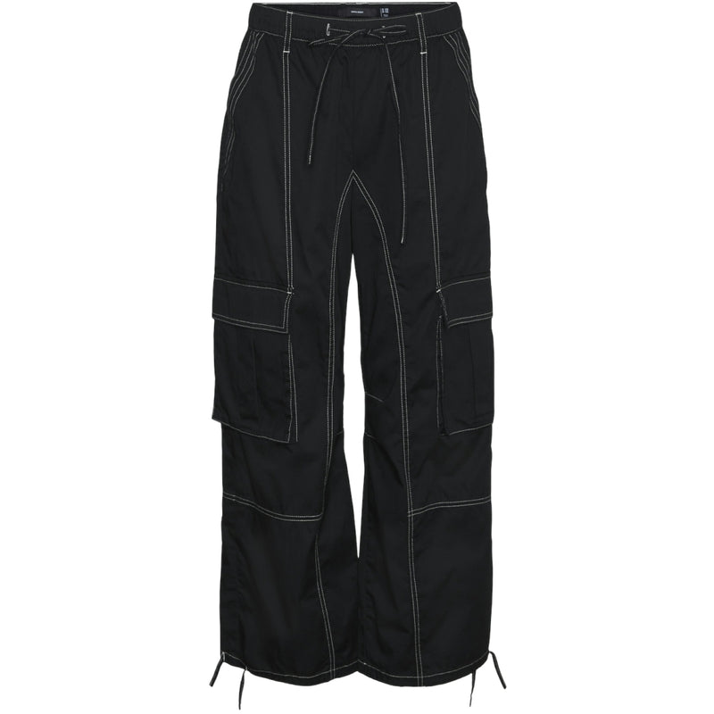 Vero Moda VERO MODA dame bukser VMKIM Pant Black BIRCH STICHES