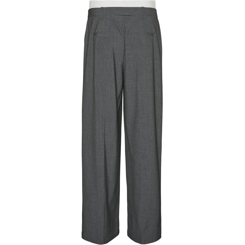 Vero Moda VERO MODA dame bukser VMMADJA Pant Dark grey melange