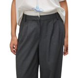 Vero Moda VERO MODA dame bukser VMMADJA Pant Dark grey melange