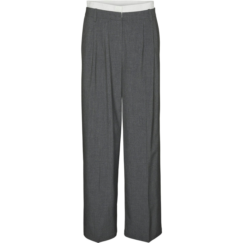 Vero Moda VERO MODA dame bukser VMMADJA Pant Dark grey melange