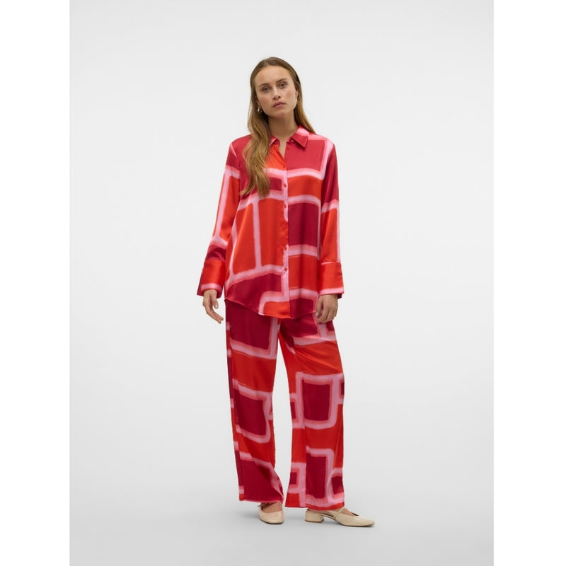 Vero Moda VERO MODA dame bukser VMREBA Pant Fiery Red Silba