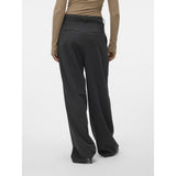 Vero Moda VERO MODA dame bukser VMSILJE Pant Dark Grey Melange PINSTRIPE