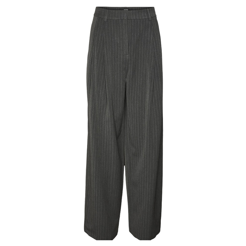 Vero Moda VERO MODA dame bukser VMSILJE Pant Dark Grey Melange PINSTRIPE