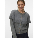 Vero Moda VERO MODA dame cardigan VMLILLI Cardigan Medium grey melange