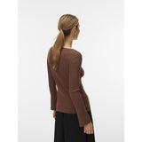 Vero Moda VERO MODA dame cardigan VMWILLOW Cardigan Cocoa Brown