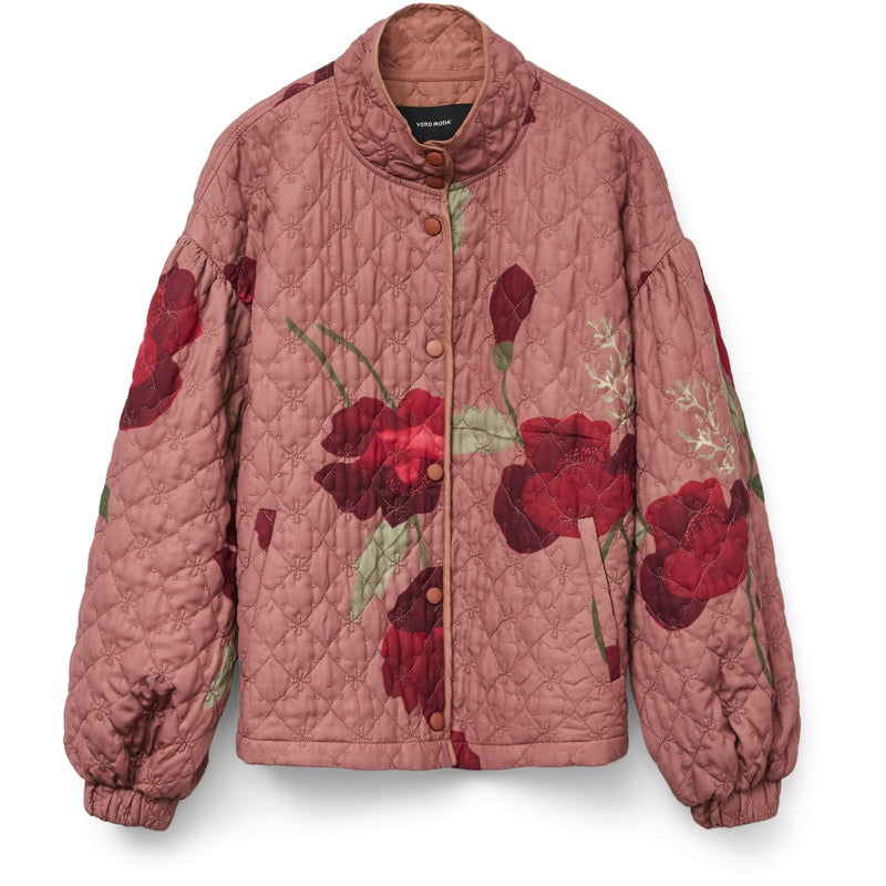 Vero Moda VERO MODA dame jakke VMJANE Jacket Winetasting Dark Rose