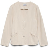Vero Moda VERO MODA dame jakke VMLEVA Jacket Ecru