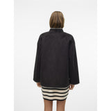 Vero Moda VERO MODA dame jakke VMLIVA Jacket Black WHITE DETAIL