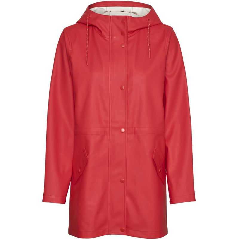 Vero Moda VERO MODA dame jakke VMMALOU Rainwear Fiery Red