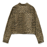 Vero Moda VERO MODA dame jakke VMTALLULAH Jacket Silver Mink LEOPARD