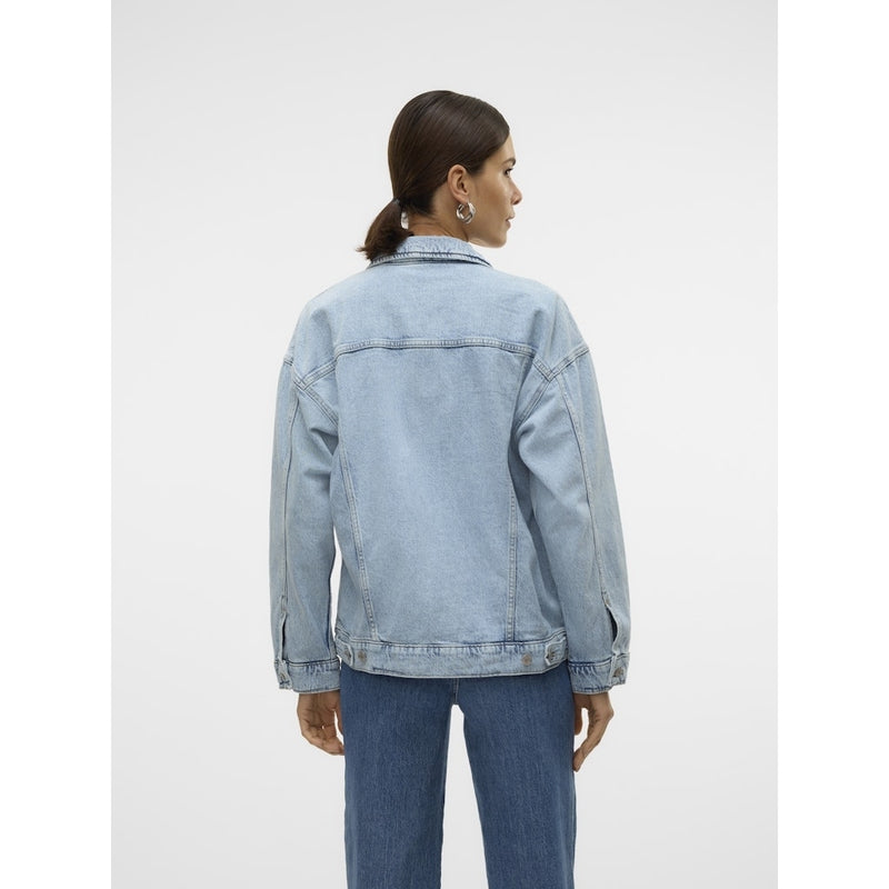 Vero Moda VERO MODA dame jakke VMTESSA Jacket Light Blue Denim Detail RA339