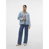 Vero Moda VERO MODA dame jakke VMTESSA Jacket Light Blue Denim Detail RA339