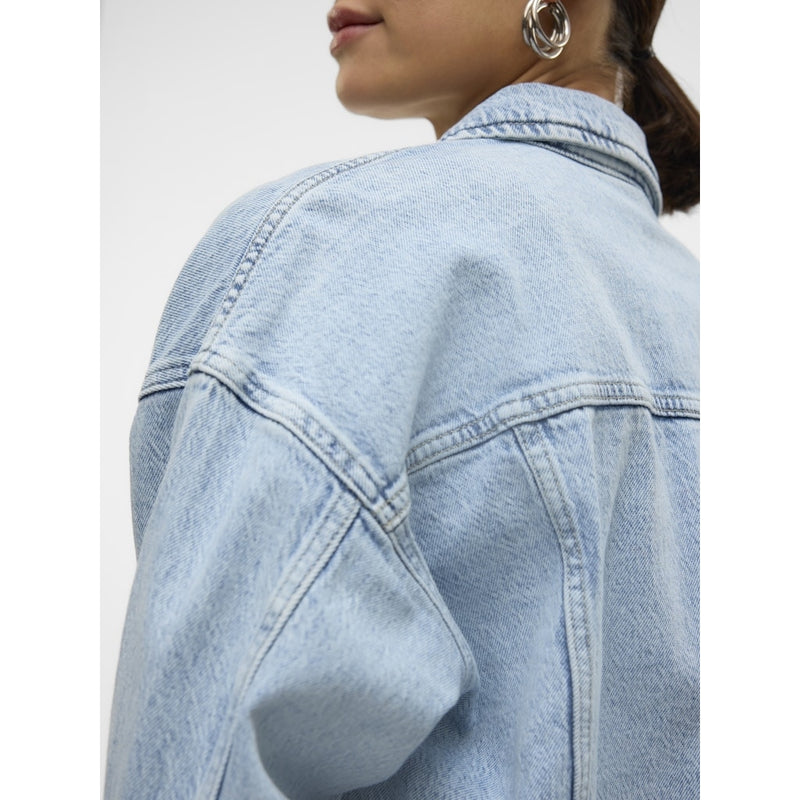 Vero Moda VERO MODA dame jakke VMTESSA Jacket Light Blue Denim Detail RA339
