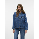 Vero Moda VERO MODA dame jakke VMTESSA Jacket Medium Blue Denim Detail RA380