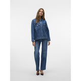 Vero Moda VERO MODA dame jakke VMTESSA Jacket Medium Blue Denim Detail RA380
