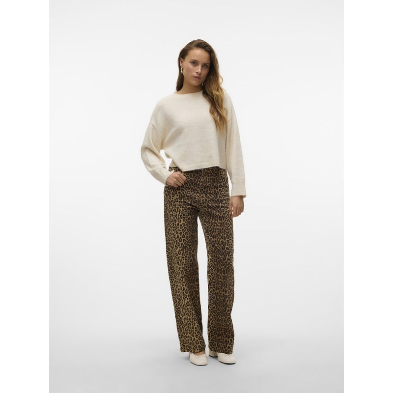 Vero Moda VERO MODA dame jeans VMTESSA Jeans Silver Mink LEOPARD