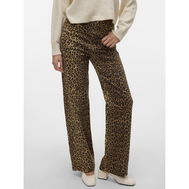 Vero Moda VERO MODA dame jeans VMTESSA Jeans Silver Mink LEOPARD