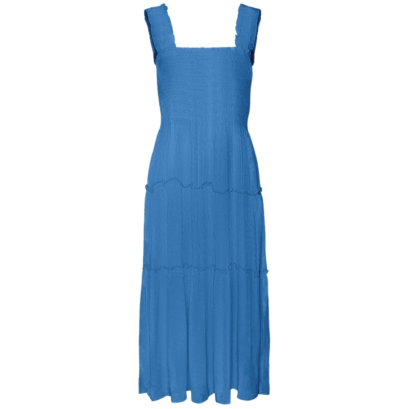 Vero Moda VERO MODA dame kjole VMMENNY Dress Ibiza blue