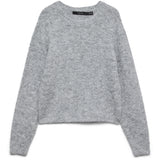 Vero Moda VERO MODA dame pullover VMNOVAH Pullover Medium grey melange