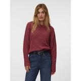 Vero Moda VERO MODA dame pullover VMNOVAH Pullover Windsor Wine MELANGE