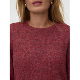 Vero Moda VERO MODA dame pullover VMNOVAH Pullover Windsor Wine MELANGE