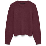 Vero Moda VERO MODA dame pullover VMNOVAH Pullover Windsor Wine MELANGE