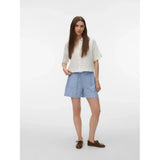 Vero Moda VERO MODA dame shorts VMLINN Restudsalg Cornflower Blue LIVA Navy Blazer