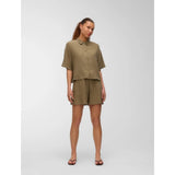 Vero Moda VERO MODA dame shorts VMLINN Restudsalg kalamata melange