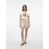 Vero Moda VERO MODA dame shorts VMMYMILO Shorts Silver Lining