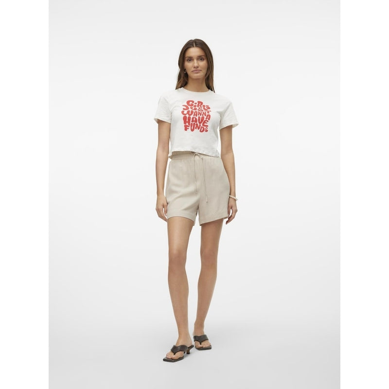 Vero Moda VERO MODA dame shorts VMMYMILO Shorts Silver Lining