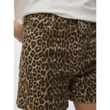 Vero Moda VERO MODA dame shorts VMTESS Shorts Silver Mink LEOPARD