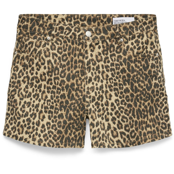 Vero Moda VERO MODA dame shorts VMTESS Shorts Silver Mink LEOPARD