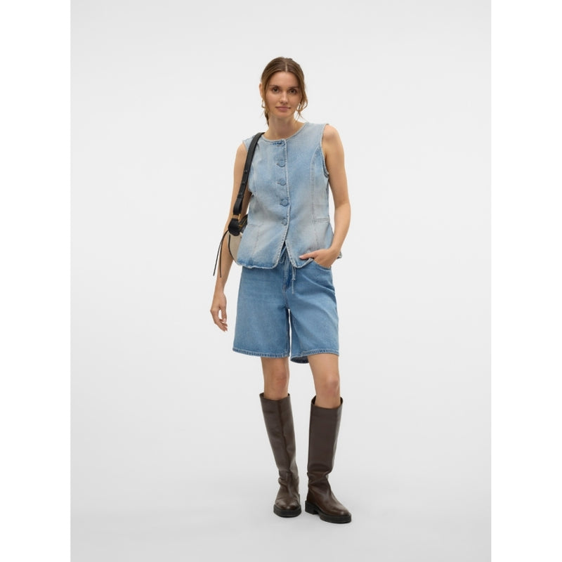 Vero Moda VERO MODA dame shorts VMVILLA Shorts Light Blue Denim