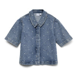 Vero Moda VERO MODA dame skjorte VMDIONNE Shirt Medium Blue Denim HEART