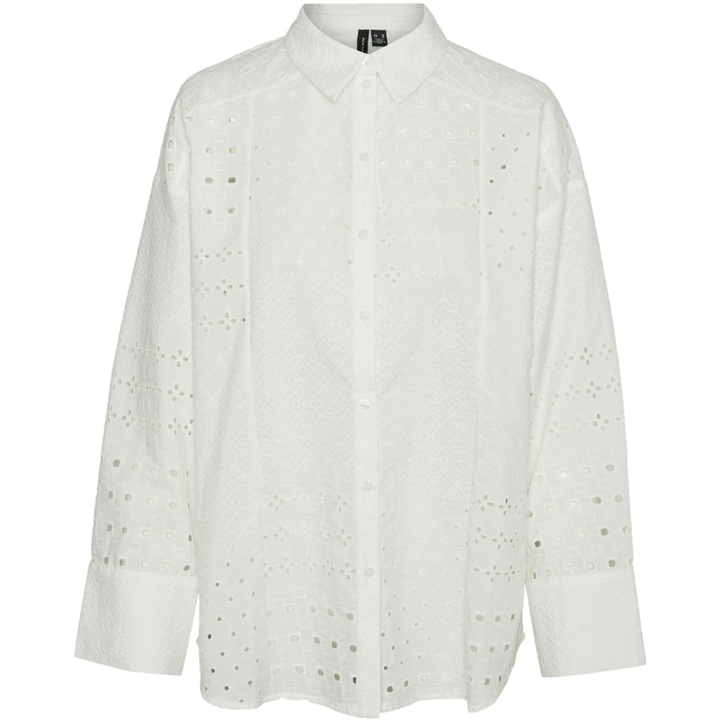 Vero Moda VERO MODA dame skjorte VMGIGI Shirt Snow white